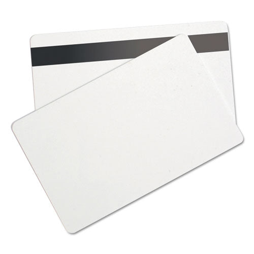 Image of SICURIX® Sicurix Blank Id Card With Magnetic Strip, 2 1/8 X 3 3/8, White, 100/pack