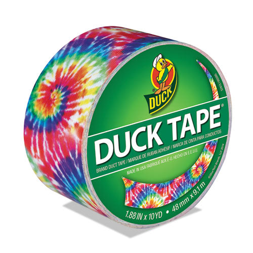 Image of Duck® Colored Duct Tape, 3" Core, 1.88" X 10 Yds, Multicolor Love Tie Dye