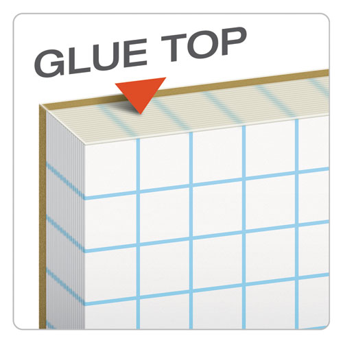 Image of TOPS Cross Section Pads, Cross-Section Quadrille Rule (10 Sq/in, 1 Sq/in), 50 White 8.5 X 11 Sheets