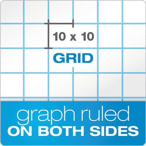 Image of TOPS Cross Section Pads, Cross-Section Quadrille Rule (10 Sq/in, 1 Sq/in), 50 White 8.5 X 11 Sheets