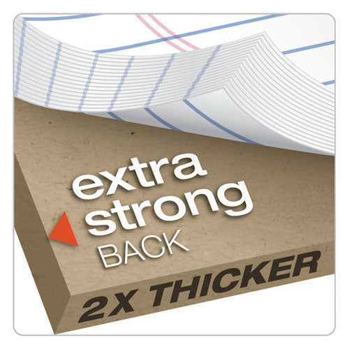 Image of TOPS Docket Ruled Perforated Pads, Wide/legal Rule, 50 White 8.5 X 11.75 Sheets, 12/pack