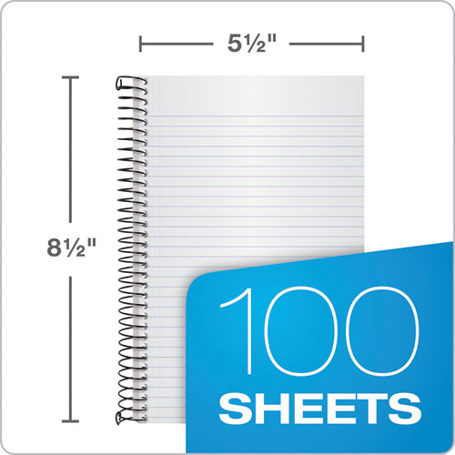 Image of TOPS Color Notebooks, 1-Subject, Narrow Rule, Graphite Cover, (100) 8.5 x 5.5 White Sheets