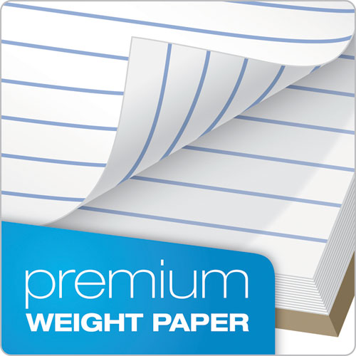 Image of TOPS Color Notebooks, 1-Subject, Narrow Rule, Ruby Red Cover, (100) 8.5 x 5.5 White Sheets