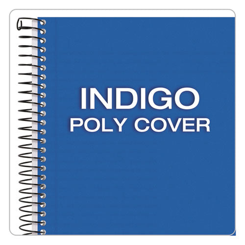 Image of TOPS Color Notebooks, 1-Subject, Narrow Rule, Indigo Blue Cover, (100) 8.5 x 5.5 White Sheets