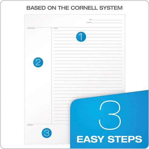 Image of TOPS Focusnotes Steno Pad, Pitman Rule, Blue Cover, 80 White 6 X 9 Sheets