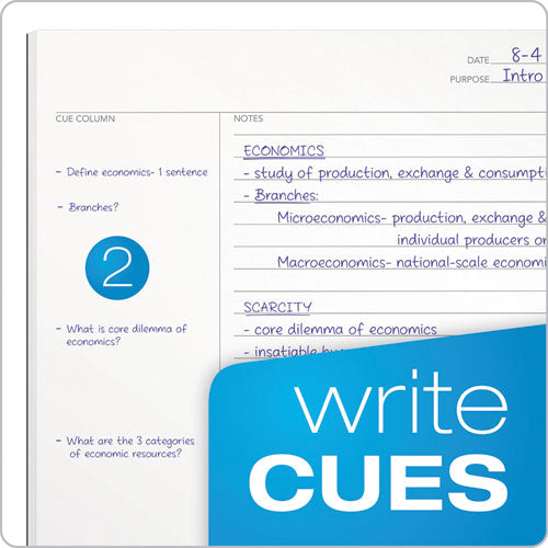 Image of TOPS Focusnotes Steno Pad, Pitman Rule, Blue Cover, 80 White 6 X 9 Sheets