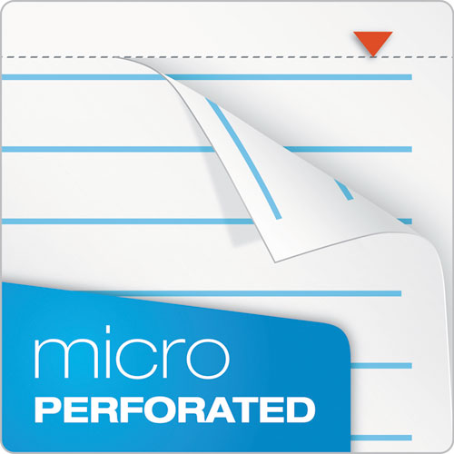 Image of TOPS Docket Gold Steno Pads, Gregg Rule, Frosted White Cover, 100 White (Heavyweight 20 lb Bond) 6 x 9 Sheets
