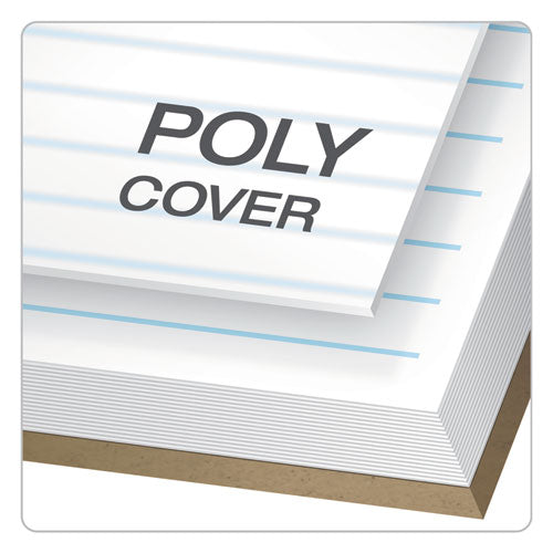 Image of TOPS Docket Gold Steno Pads, Gregg Rule, Frosted White Cover, 100 White (Heavyweight 20 lb Bond) 6 x 9 Sheets