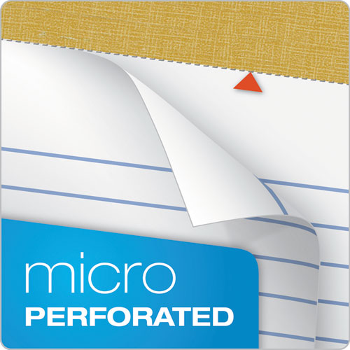 Image of TOPS The Legal Pad Plus Ruled Perforated Pads With 40 Pt. Back, Narrow Rule, 50 White 5 X 8 Sheets, Dozen