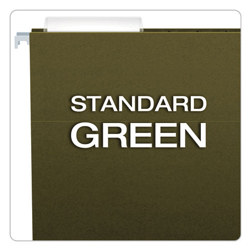 Image of Pendaflex® Standard Green Hanging Folders, Legal Size, 1/3-Cut Tabs, Standard Green, 25/Box
