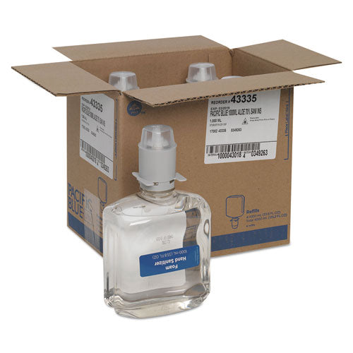 Image of Georgia Pacific® Professional Pacific Blue Ultra Foam Hand Sanitizer Refill For Manual Dispensers, 1,000 Ml, Fragrance-Free, 4/carton