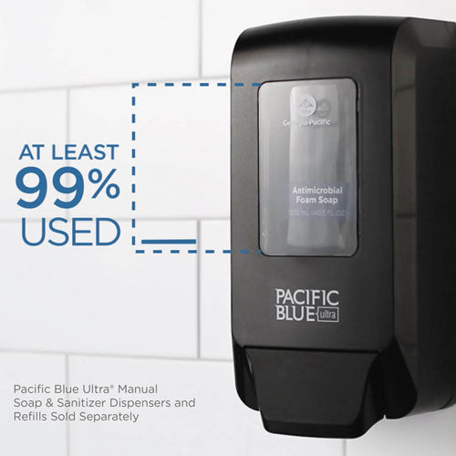 Image of Georgia Pacific® Professional Pacific Blue Ultra Soap/sanitizer Dispenser, 1,200 Ml, White