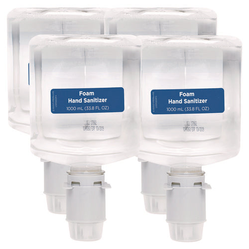 Image of Georgia Pacific® Professional Pacific Blue Ultra Foam Hand Sanitizer Refill For Manual Dispensers, 1,000 Ml, Fragrance-Free, 4/carton