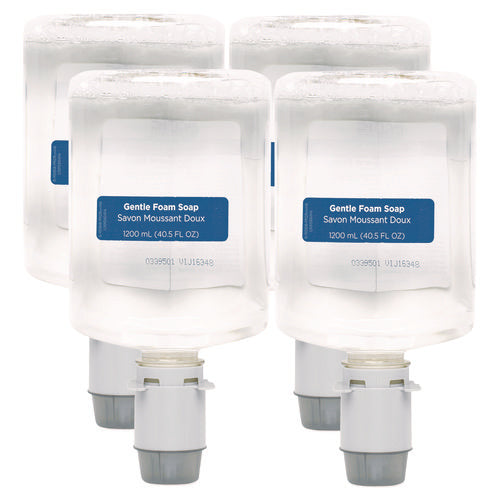 Image of Georgia Pacific® Professional Pacific Blue Ultra Foam Soap Manual Dispenser Refill, Fragrance-Free, 1,200 mL, 4/Carton