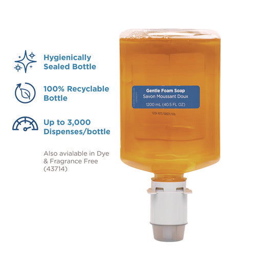 Image of Georgia Pacific® Professional Pacific Blue Ultra Foam Soap Manual Dispenser Refill, Pacific Citrus Scent, 1,200 mL, 4/Carton