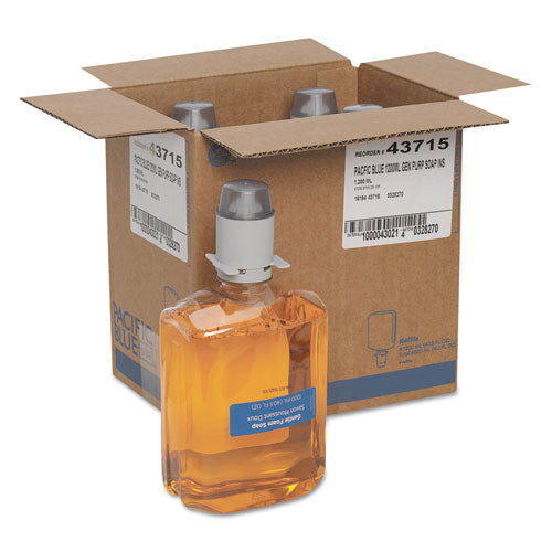 Image of Georgia Pacific® Professional Pacific Blue Ultra Foam Soap Manual Dispenser Refill, Pacific Citrus Scent, 1,200 mL, 4/Carton
