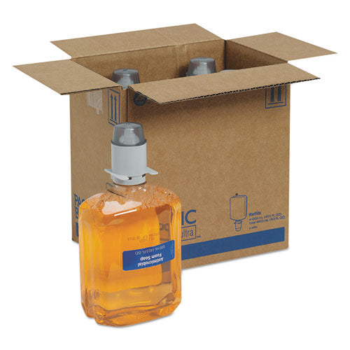 Image of Georgia Pacific® Professional Pacific Blue Ultra Foam Soap Manual Dispenser Refill, Antimicrobial, Pacific Citrus Scent, 1,200 mL, 4/Carton