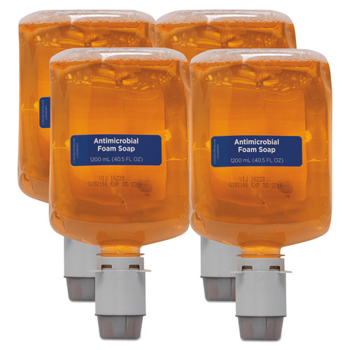 Image of Georgia Pacific® Professional Pacific Blue Ultra Foam Soap Manual Dispenser Refill, Antimicrobial, Pacific Citrus Scent, 1,200 mL, 4/Carton