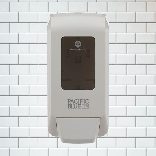 Image of Georgia Pacific® Professional Pacific Blue Ultra Soap/sanitizer Dispenser, 1,200 Ml, White