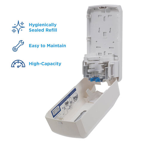 Image of Georgia Pacific® Professional Pacific Blue Ultra Soap/sanitizer Dispenser, 1,200 Ml, White