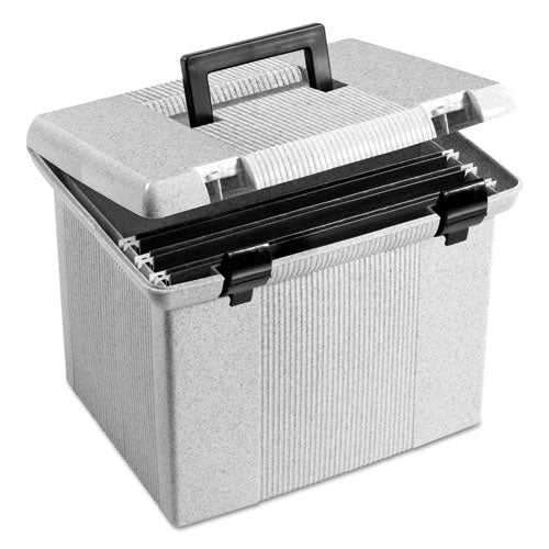 Image of Pendaflex® Portable File Boxes, Letter Files, 13.88" X 14" X 11.13", Granite