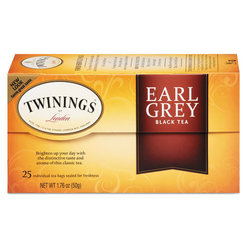 Image of TWININGS® Tea Bags, Earl Grey, 1.76 Oz, 25/box