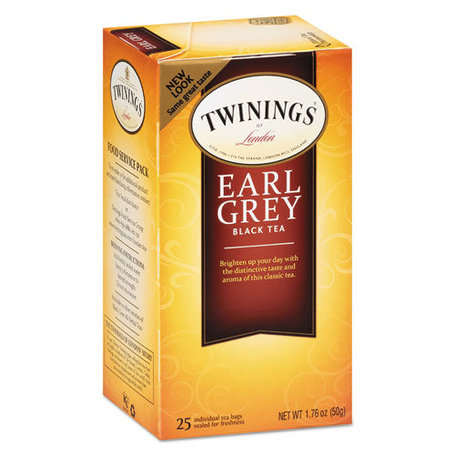 Image of TWININGS® Tea Bags, Earl Grey, 1.76 Oz, 25/box