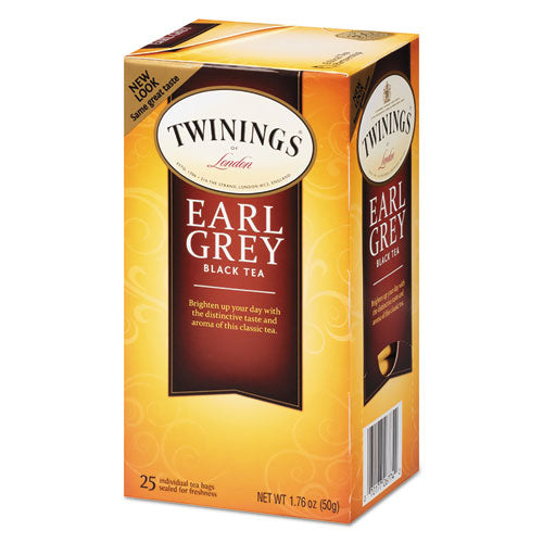Image of TWININGS® Tea Bags, Earl Grey, 1.76 Oz, 25/box