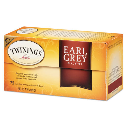 Image of TWININGS® Tea Bags, Earl Grey, 1.76 Oz, 25/box