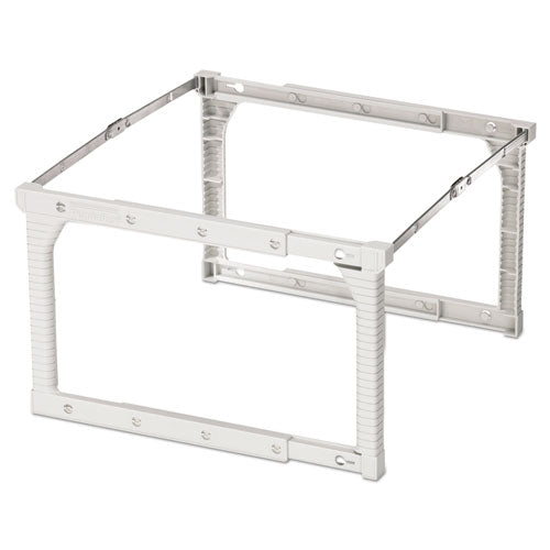 Image of Pendaflex® Plastic Snap-Together Hanging Folder Frame, Legal/letter Size, 18" To 27" Long, White/silver Accents, 4/box