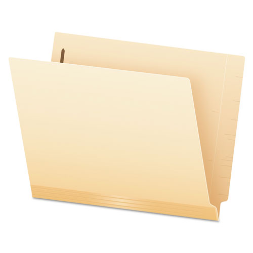 Image of Pendaflex® Manila Laminated End Tab Fastener Folders, 11-pt Manila, 0.75" Expansion, 2 Fasteners, Letter Size, Manila Exterior, 50/Box