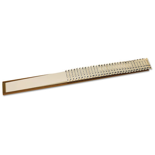 Image of Pendaflex® General Purpose Indexed Sorter, 31 Dividers, Alpha/Numeric/Month/Date/Day Index, Letter Size, Brown Frame