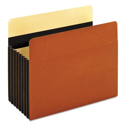 Image of Pendaflex® Heavy-Duty File Pockets, 7" Expansion, Letter Size, Redrope, 5/box