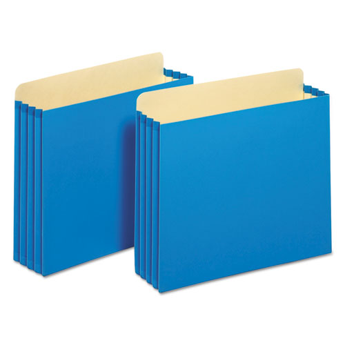 Image of Pendaflex® File Cabinet Pockets, 3.5" Expansion, Letter Size, Blue, 10/box