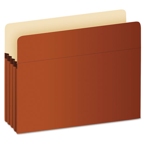 Image of Pendaflex® Pocket File, 3.5" Expansion, Legal Size, Red Fiber