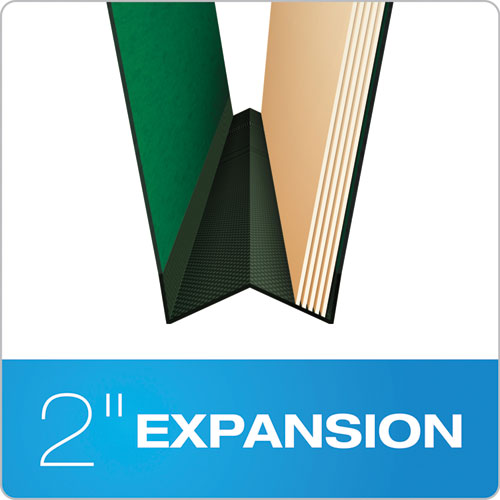 Image of Pendaflex® Hanging-Style Personnel Folders, 5 Dividers with 1/5-Cut Tabs, Letter Size, 1/3-Cut Exterior Tabs, Green