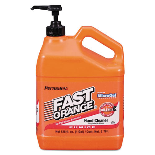 Image of FAST ORANGE® Pumice Hand Cleaner, Citrus Scent, 1 Gal Dispenser, 4/carton