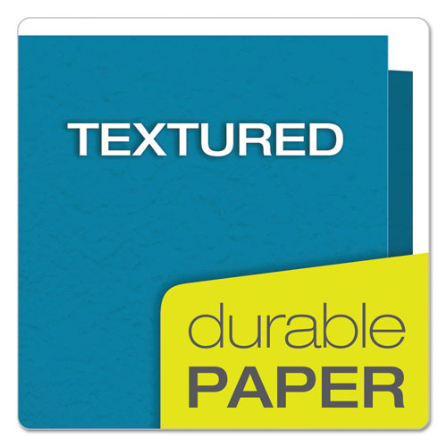 Image of Oxford Twin-Pocket Folders With 3 Fasteners, 0.5" Capacity, 11 X 8.5, Light Blue, 25/box