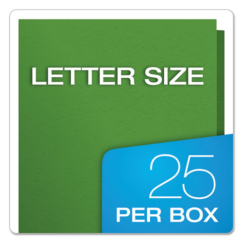 Image of Oxford Twin-Pocket Folders With 3 Fasteners, 0.5" Capacity, 11 X 8.5, Green, 25/box