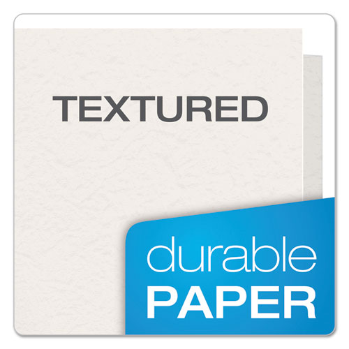 Image of Oxford Twin-Pocket Folders With 3 Fasteners, 0.5" Capacity, 11 X 8.5, White, 25/box
