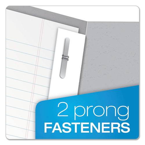 Image of Oxford Twin-Pocket Folders With 3 Fasteners, 0.5" Capacity, 11 X 8.5, Gray, 25/box