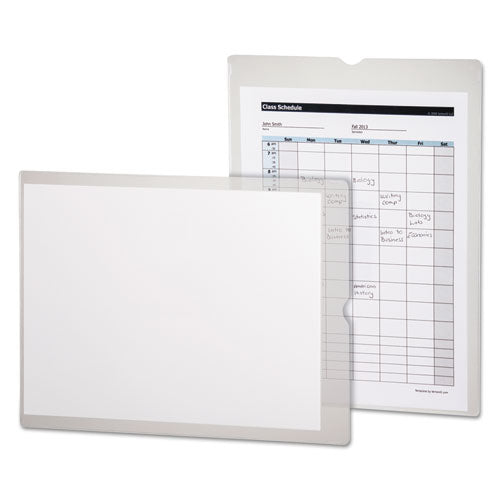 Image of Oxford Utili-Jac Heavy-Duty Clear Plastic Envelopes, 9 X 12, 50/box