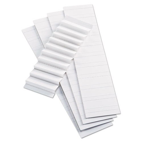Image of Pendaflex® Blank Inserts For Hanging File Folders, Compatible with 42 Series Tabs, 1/5-Cut, White, 2" Wide, 100/Pack