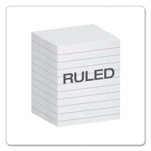 Image of Oxford Ruled Mini Index Cards, 3 X 2.5, White, 200/pack