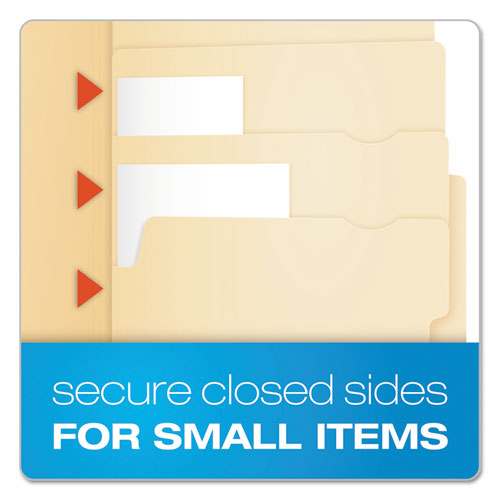 Image of Pendaflex® Divide It Up File Folder, 1/2-Cut Tabs: Assorted, Letter Size, 0.75" Expansion, Manila, 24/Pack