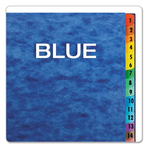 Image of Pendaflex® Expanding Desk File, 31 Dividers, Date Index, Letter Size, Blue Cover