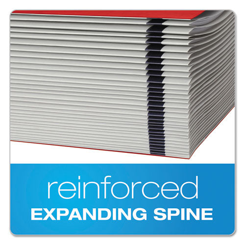 Image of Pendaflex® Expanding Desk File, 31 Dividers, Date Index, Letter Size, Red Cover
