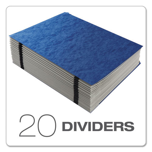 Image of Pendaflex® Expanding Desk File, 23 Dividers, Alpha Index, Letter Size, Blue Cover