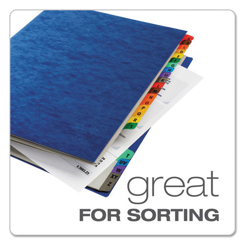 Image of Pendaflex® Expanding Desk File, 23 Dividers, Alpha Index, Letter Size, Blue Cover