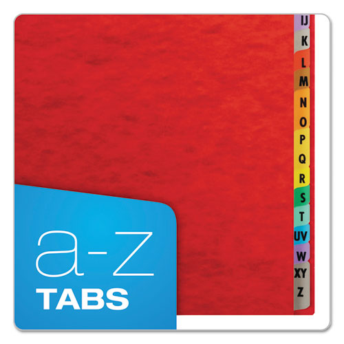 Image of Pendaflex® Expanding Desk File, 23 Dividers, Alpha Index, Letter Size, Red Cover